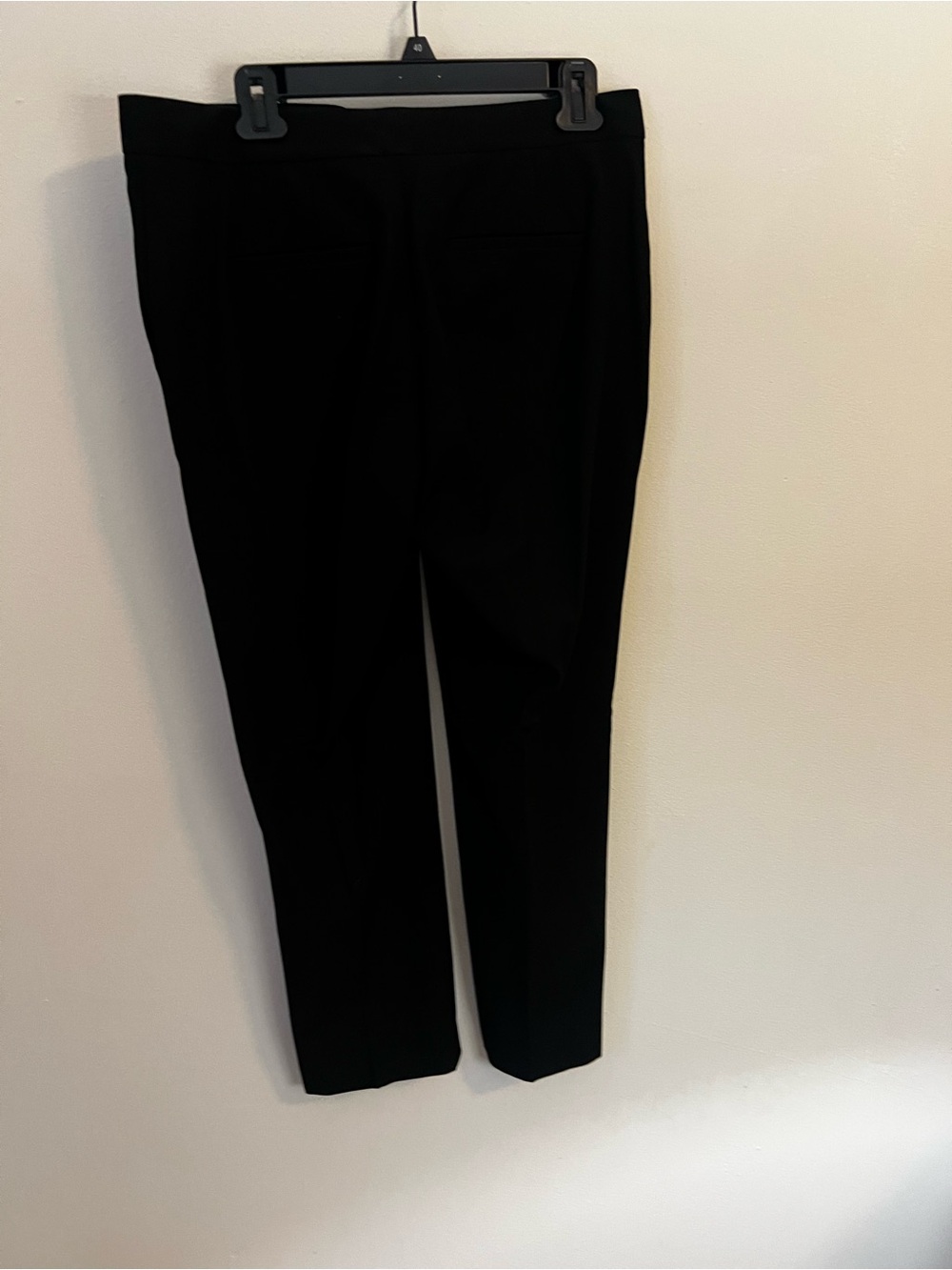 Ann Taylor Black Straight-Leg Dress Pants
